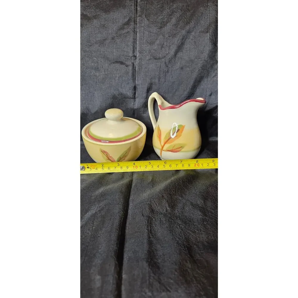 Studio Pottery Cream & Sugar